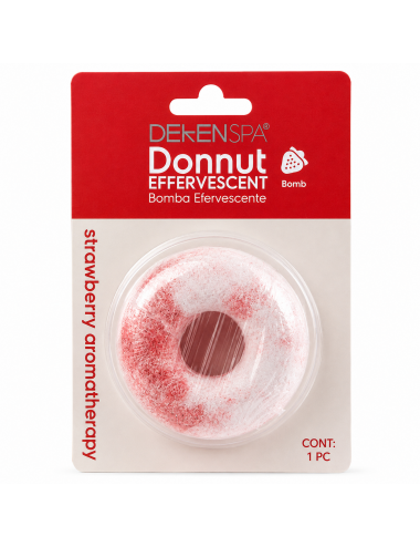 Bomba Efervescente Donnut Strawberry Deken