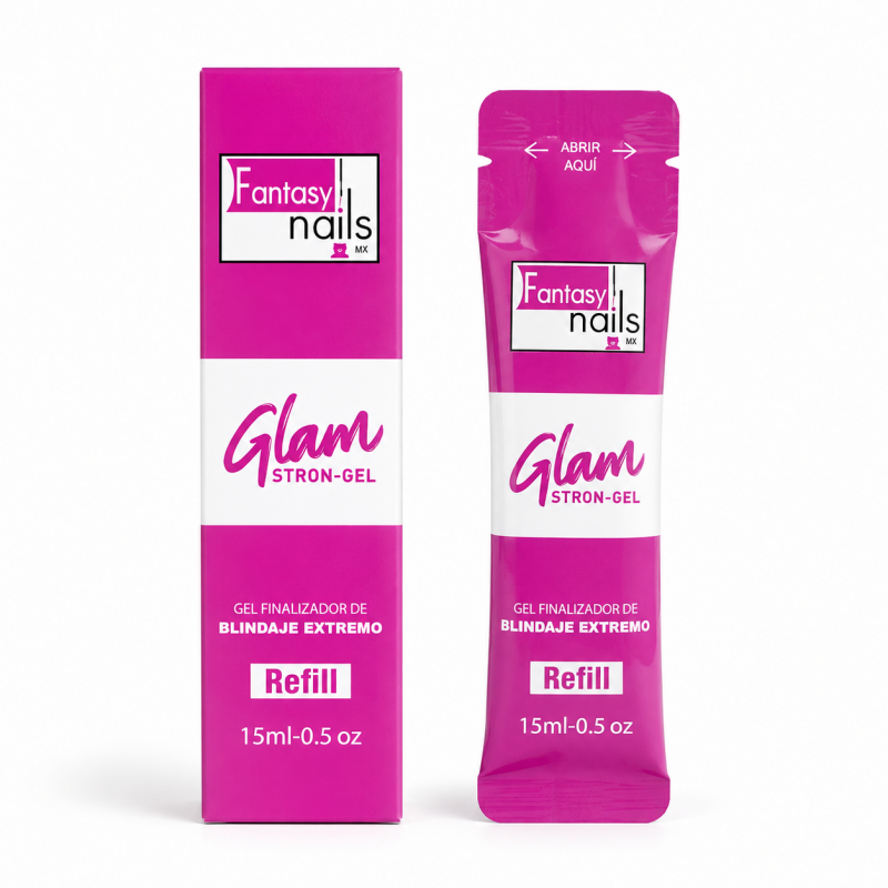 Refill Top Glam Stron Gel 15ml Fantasy Nails