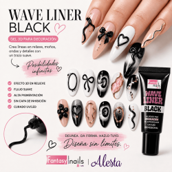 Wave Liner Black 30g Fantasy Nails