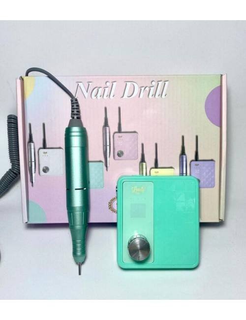 DRILL MACARRON AQUA LOVELY NAILS